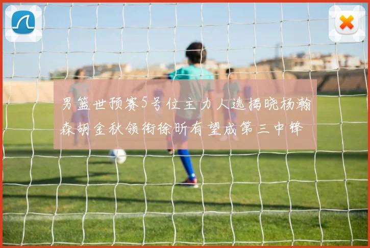 男篮世预赛5号位主力人选揭晓杨瀚森胡金秋领衔徐昕有望成第三中锋