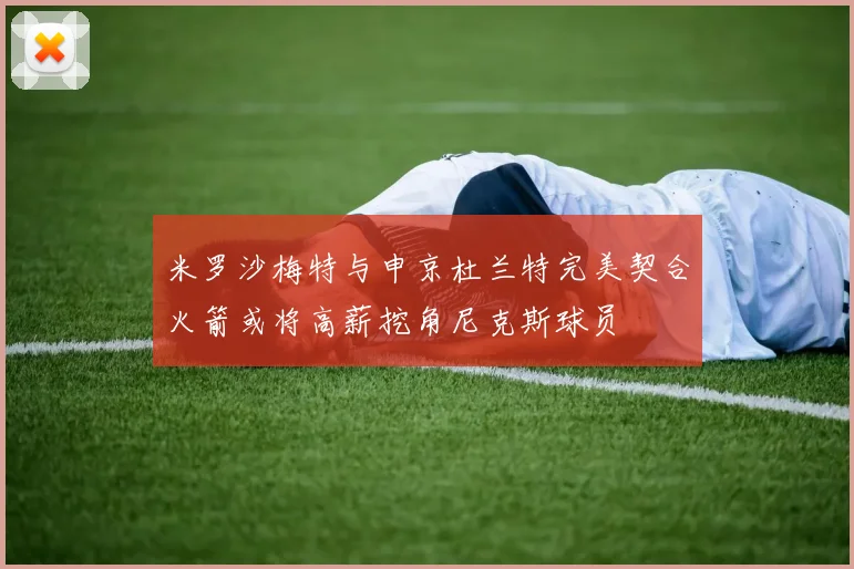 米罗沙梅特与申京杜兰特完美契合火箭或将高薪挖角尼克斯球员